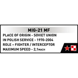 COBI MiG-21MF, Jouets de construction 