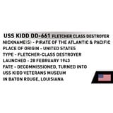 COBI USS Kidd DD-661, Jouets de construction 