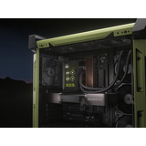 Corsair WARTHOG RS Airflow boîtier midi tower Vert olive | 2x USB-A | 1x USB-C | Verre trempé