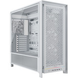 Corsair  boîtier midi tower Blanc | 4x USB-A | 1x USB-C | RGB | Verre Trempé