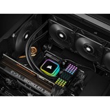 Corsair iCUE H100i RGB ELITE Liquid CPU Cooler, Watercooling Noir, Refroidisseur d'air, 19 dB, 35,8 dB, 65,57 cfm, Noir