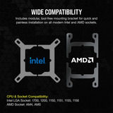 Corsair iCUE LINK H170i RGB Reconditionné, Watercooling Noir