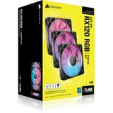 Corsair iCUE LINK RX120 RGB Starter kit ventilateurs de boîtier Noir, 3 pièces, 120 x 120 x 25 mm, PWM