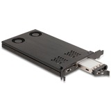 DeLOCK Carte PCI Express x16 Delock cadre amovible pour 2 x M.2 NVMe SSD - Bifurcation, Cadrage 