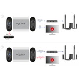 DeLOCK HDMI Audio Extractor 4K 60Hz > HDMI eARC, Adaptateur Argent, zilver