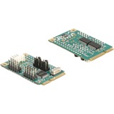 DeLOCK Mini PCIe I/O PCIe, 2x Série RS-232, Carte d'interface 