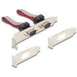DeLOCK Mini PCIe I/O PCIe, 2x Série RS-232, Carte d'interface 
