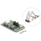 DeLOCK Mini PCIe I/O PCIe, 2x Série RS-232, Carte d'interface 