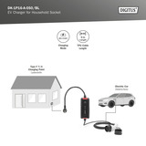 Digitus Chargeur EV pour prise domestique Noir