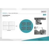 Digitus Support de moniteur pour mur vidéo escamotable, 45-70" Noir