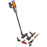 Dyson V12 Slim Absolute, Tige Gris/Or, Sec, Filtre hygiénique, Cyclonique, Sol nu, Sol dur, Mécanique, 86 dB