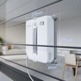ECOVACS Robot de fenêtre WINBOT mini 2 Blanc/gris