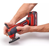 EINHELL Outil multifonction sans fil Power X-Change TE-MG 18/1 Li-Solo, 18 volts, Outil de multi fonction Rouge/Noir