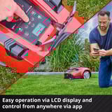 EINHELL Power X-Change Mähroboter FREELEXO CAM PLUS 600, Robot tondeuse Rouge/Noir