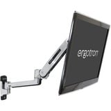 Ergotron LX Support mural pour station assise, Support de moniteur Argent, 11,3 kg, 106,7 cm (42"), 75 x 75 mm, 200 x 100 mm, Acier inoxydable