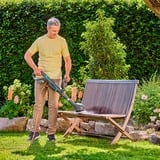 GARDENA AquaBrush Compact Batterie multi-usages sans fil 02/18V P4A Solo, Nettoyant pour sols dur Gris/Turquoise, 14840-55, POWER FOR ALL ALLIANCE, batterie et chargeur non inclus