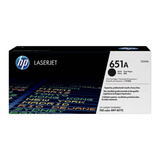 HP Cartouche de toner LaserJet noire 651A (CE340A) Noir, Noir