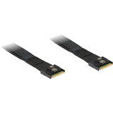 Inter-Tech Câble SlimSAS SFF-8654 8i > SlimSAS SFF-8654 8i Noir