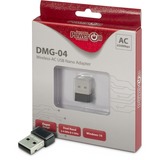 Inter-Tech DMG-04 WLAN 433 Mbit/s, Adaptateur WLAN Sans fil, USB, WLAN, 433 Mbit/s