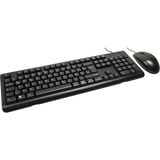 Inter-Tech KB-102DE set de bureau Noir, Layout DE (QWERTZ), 100%