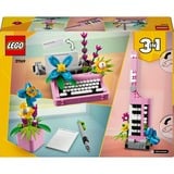 LEGO Creator 3-in-1 - Machine à écrire avec des fleurs, Jouets de construction 31169