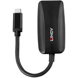 Lindy 43337 câble vidéo et adaptateur 0,13 m USB Type-C DisplayPort Noir, Convertisseur Noir, 0,13 m, USB Type-C, DisplayPort, Mâle, Femelle, Droit