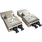 Lindy Extendeur DVI-D Single Link LWL, Extension DVI Argent