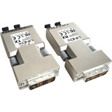 Lindy Extendeur DVI-D Single Link LWL, Extension DVI Argent