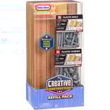 MGA Entertainment Creative Construction Wood, Nails and Screw Bundle, Outils pour enfants Nails and Screw Bundle, 3 an(s)
