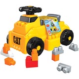 Mattel BLOKS Porteur Et Construction Cat, Porteur enfant Jaune/Noir, 1 an(s), 4 roue(s), Noir, Jaune