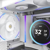 NZXT F120X RGB ventilateur de boîtier Blanc, 120 x 120 x 30 mm, PWM