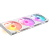 NZXT F420 RGB ventilateurs de boîtier Blanc, 3 pièces, 420 x 140 x 25 mm, PWM