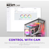 NZXT F420 RGB ventilateurs de boîtier Blanc, 3 pièces, 420 x 140 x 25 mm, PWM