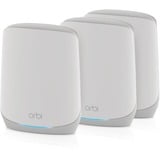 Netgear ORBI RBK763s Tri-band Mesh WiFi 6, Routeur maillé Blanc, 1x ORBI-routeur (RBR760) + 2x ORBI-satellite (RBS760)