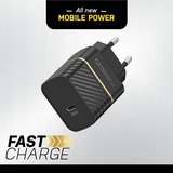 Otterbox Chargeur mural USB-C rapide 30W Noir Brillant Noir