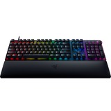 Razer RZ03-03931000-R3G1 clavier USB QWERTZ Allemand Noir, clavier gaming Noir, Layout DE, Razer Clicky Optical (Purple), Taille réelle (100 %), USB, Clavier mécanique, QWERTZ, LED RGB, Noir
