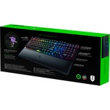 Razer RZ03-03931000-R3G1 clavier USB QWERTZ Allemand Noir, clavier gaming Noir, Layout DE, Razer Clicky Optical (Purple), Taille réelle (100 %), USB, Clavier mécanique, QWERTZ, LED RGB, Noir