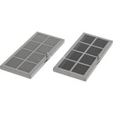 Respekta Ensemble de filtres à charbon actif MIZ 7800 Argent/Noir