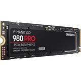 SAMSUNG 980 PRO, 500 Go, SSD MZ-V8P500BW, PCIe Gen 4.0 x4, NVMe 1.3c