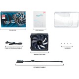 Seasonic MagFlow 1225 PWM, Ventilateur de boîtier Noir