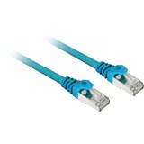 Sharkoon Câble réseau RJ-45 S/FTP Cat.7a Bleu, 2 mètres, câble brut