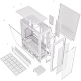 Silentware Air 2000 ARGB boîtier midi tower Blanc | 2x USB-A | 1x USB-C | RGB | Verre Trempé