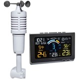 TFA Table clock Noir/Argent