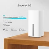 TP-Link Archer AX1800 routeur sans fil Gigabit Ethernet Bi-bande (2,4 GHz / 5 GHz) 5G Blanc Wi-Fi 6 (802.11ax), Bi-bande (2,4 GHz / 5 GHz), Ethernet/LAN, 5G, Blanc, Routeur
