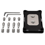 Thermal Grizzly Mycro Pro Stainless Steel AMD AM4/AM5, Refroidisseur CPU Noir/Argent