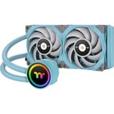 Thermaltake CL-W319-PL12TQ-A système de refroidissement d’ordinateur Processeur Refroidisseur de liquide tout-en-un 12 cm Turquoise 1 pièce(s), Watercooling Turquoise, Refroidisseur de liquide tout-en-un, 12 cm, 500 tr/min, 2000 tr/min, 22,3 sone, Turquoise