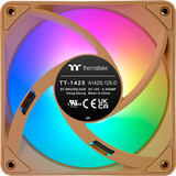 Thermaltake CT140 EX ARGB Sync PC Cooling Fan Gravel Sand ventilateurs de boîtier Brun clair, 3 pièces, 140 x 140 x 25 mm, PWM