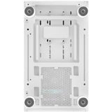 Thermaltake View 170 WS ARGB boîtier mini tower Blanc/bois | 2x USB-A | RGB | Verre Trempé