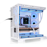 Thermaltake  boîtier midi tower Blanc | 2x USB-A | 1x USB-C | RGB | Window