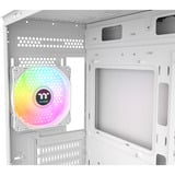 Thermaltake  boîtier mini tower Blanc/bois | 2x USB-A | RGB | Window